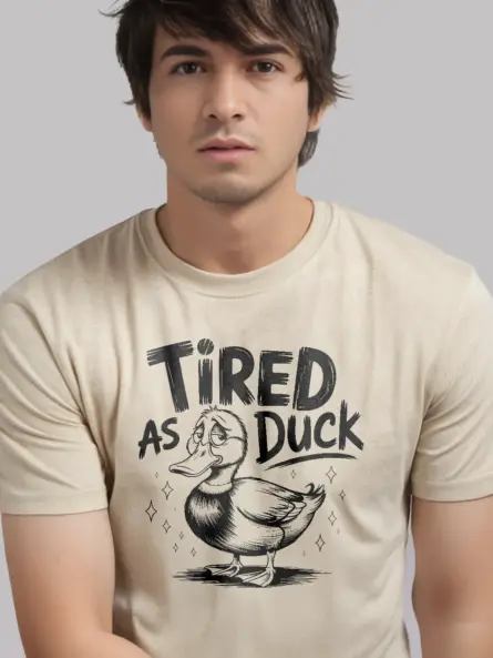 Lifestyle natural Tired As Duck Shirt tired as duck shirt