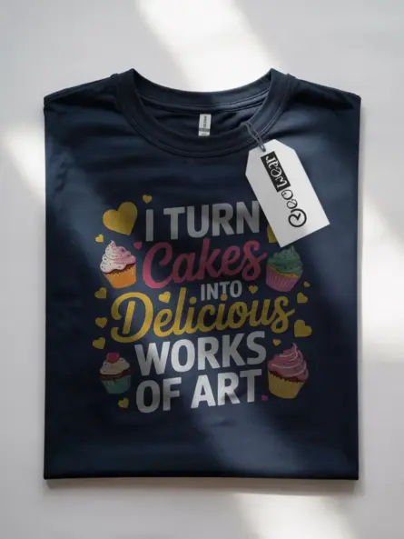 Cake Art T-Shirt for Bakers - Image 7