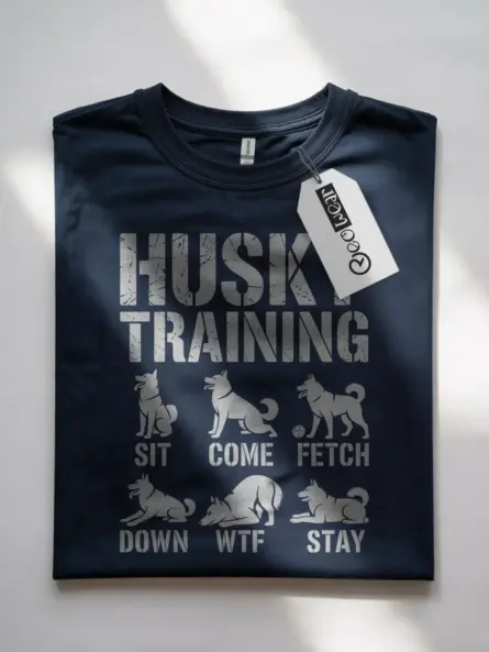 Funny Husky T Shirt – Sarcastic Anti Obedience Dog Trainer Gift - Image 7