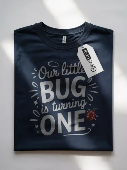 Adorable First Birthday Bug Shirt for Cute Party Photos - Image 7