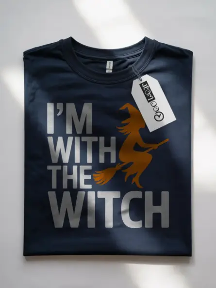 I'm with the witch t-shirt