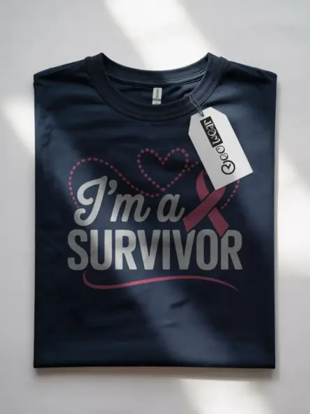 I’m a Survivor Shirt – Empowering Pink Ribbon Remission Tee - Image 7