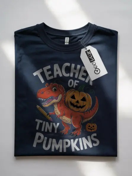 Teacher of Tiny Pumpkins Shirt – Cute Halloween Tee for Preschool & Elementary Teachers - Image 7