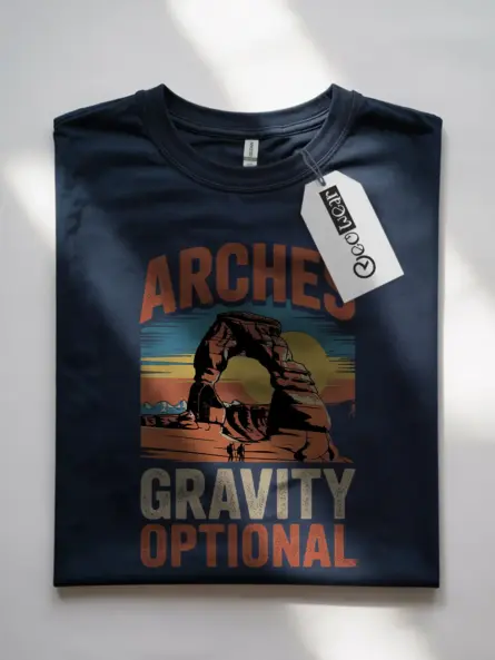 Retro Arches National Park Shirt for Climbers & Explorers - Image 7