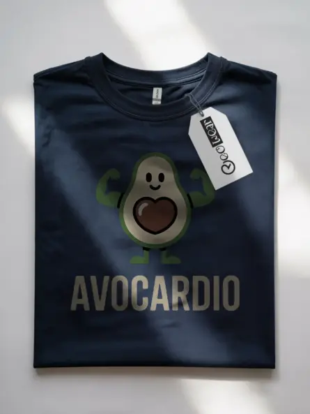 Funny Avocado Gym Shirt – Avocardio Fitness Tee for Plant-Based Gains - Image 7