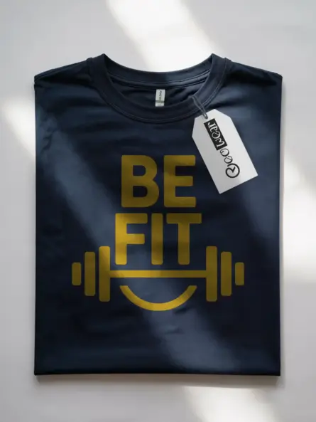 Motivational Be Fit T Shirt for Gym Lovers | Minimalist Fitness Tee - Image 7