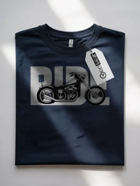 Striking Cafe Racer TShirt – Minimalist Ride Graphic for Bikers - Image 7