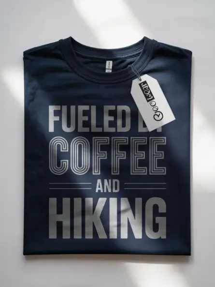 Epic Coffee Hiking T-Shirt for Active Adventurers & Trail Fans - Image 7