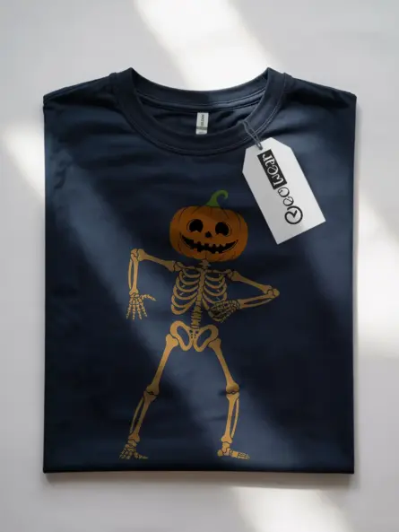 Epic Dancing Pumpkin Skeleton Shirt for Halloween - Image 4