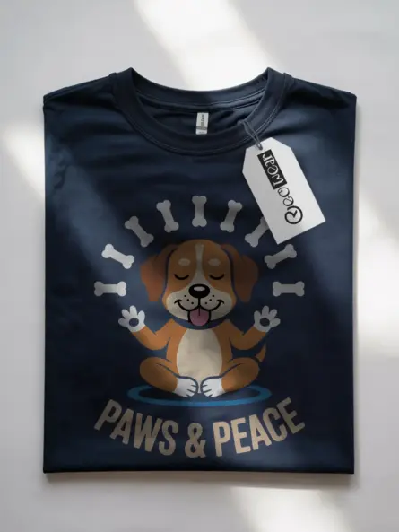 Dog Meditation T-Shirt – Peaceful Yoga Tee for Animal Lovers - Image 7
