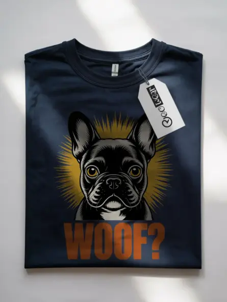 French Bulldog Graphic T-Shirt – Bold Modern Woof Design - Image 7