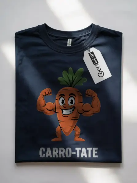 Funny Carrot T Shirt for Gym Lovers – Bold Meme Design Tee - Image 8