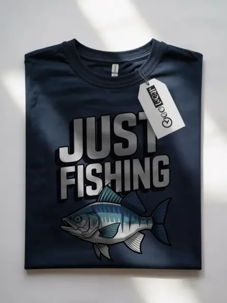 Bold & Funny Fishing Shirts – Just Fishing Graphic Tee for Anglers - Image 7