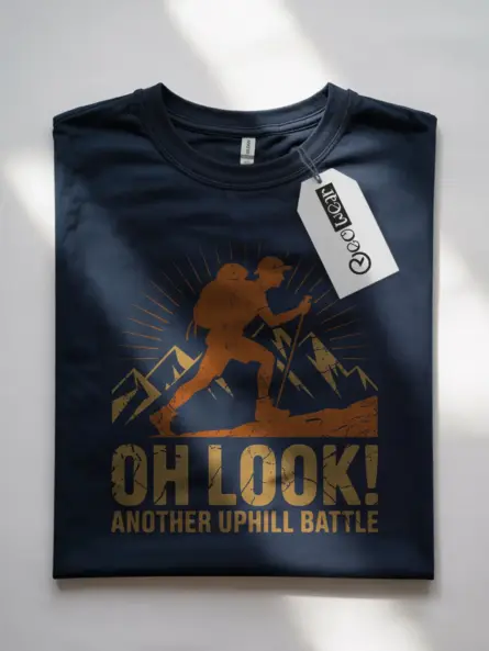 Funny Hiking Struggle Shirt – Bold Trail Adversity Tee - Image 7