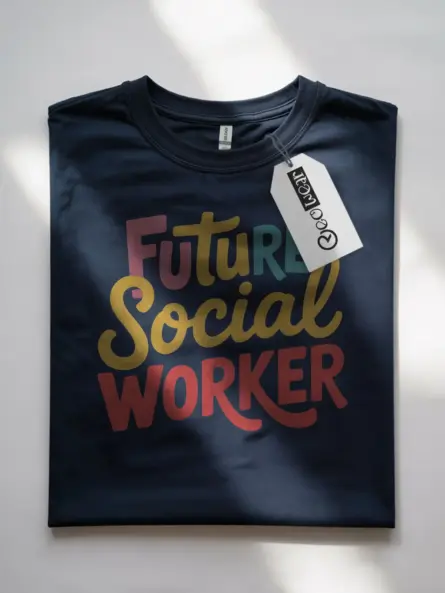 Future Social Worker T-Shirt for Students & Interns - Image 7