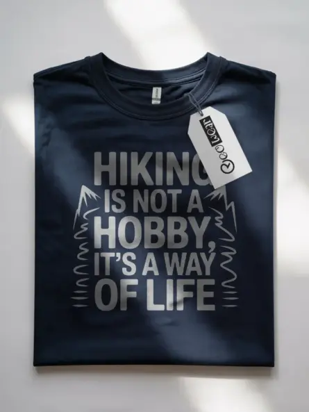 Hiking Way of Life Shirt – Bold Trail Statement Tee - Image 7