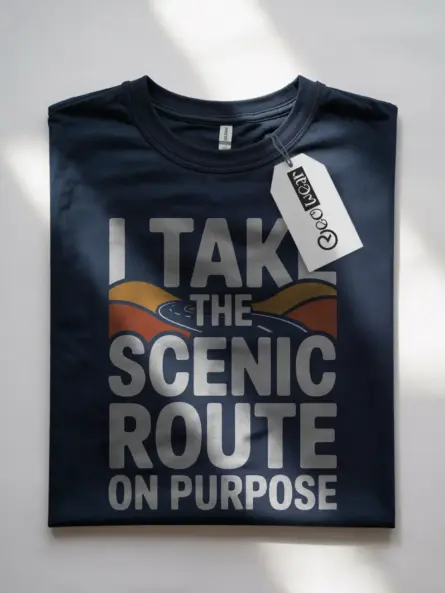 Bold Road Trip Shirt – Take the Scenic Route in Style - Image 7