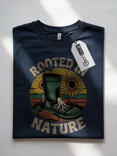 Rooted in Nature T-Shirt Vintage Gardening Tee - Image 7