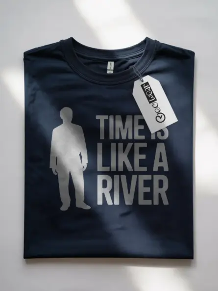 Time Is Like a River T-Shirt for Philosophy Lovers - Image 7