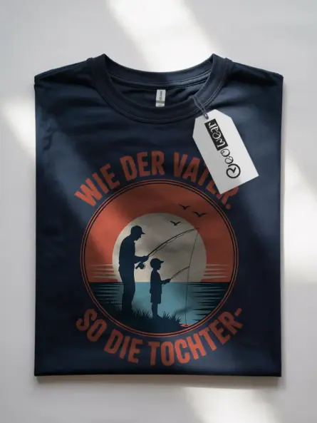 navy flatlay Shirt Folded – Wie der Vater So die Tochter – Sentimental Shirt