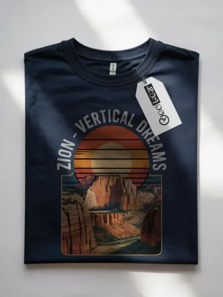 Epic Vintage Zion National Park T-Shirt – Vertical Dreams Graphic Tee - Image 7