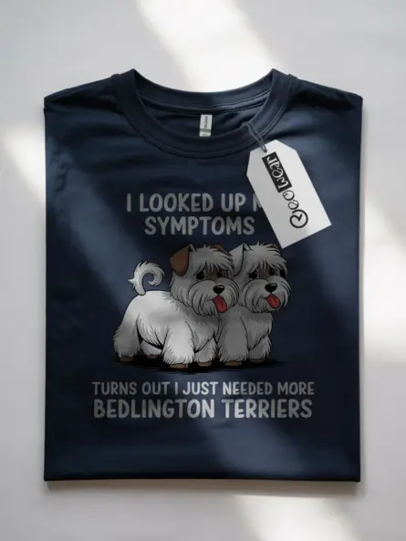 Funny Bedlington Terrier Owner T-Shirt for Dog Lovers - Image 7