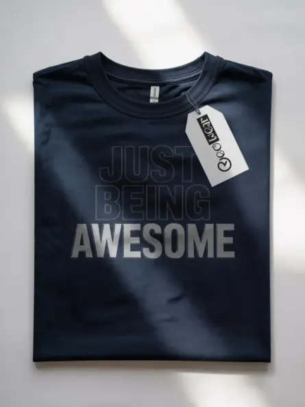Block Letter Self Confidence T-Shirt – Just Being Awesome Tee - Image 7
