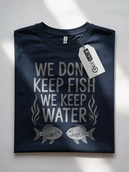 Buy Aquarist T-Shirt – We Don’t Keep Fish We Keep Water Tee - Image 7