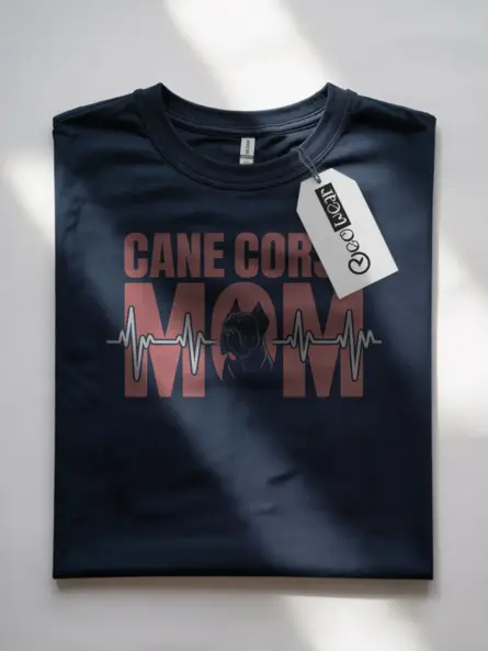 Cane Corso Mom Shirt – Bold Heartbeat Dog Breed Graphic Tee - Image 7