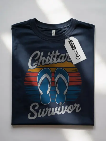 Chittar Survivor Shirt – Hilarious Desi Meme Graphic Tee - Image 10
