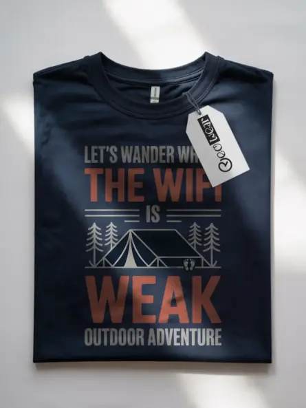 Digital Detox Camping T-Shirt for Outdoor Adventure Lovers - Image 7
