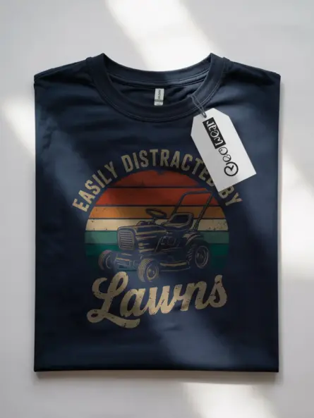 Retro Lawn Care T-Shirt for Mowing Fans - Image 12