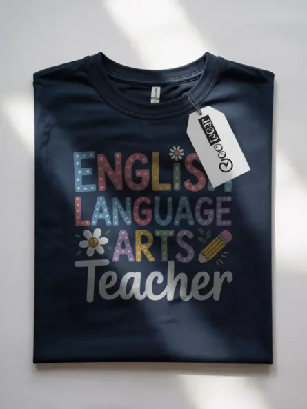 English Teacher Shirt – Whimsical Pastel ELA Club Tee - Image 7