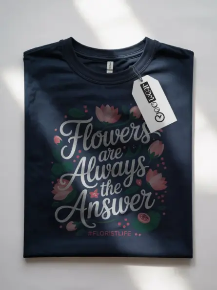 Flowers Are Always the Answer T-Shirt - Image 7