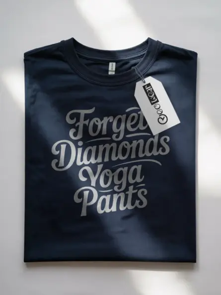 Funny Yoga Pants Quote T-Shirt for Women - Image 7