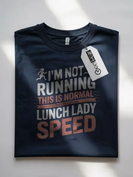 Funny Lunch Lady T-Shirt – Normal Speed - Image 7