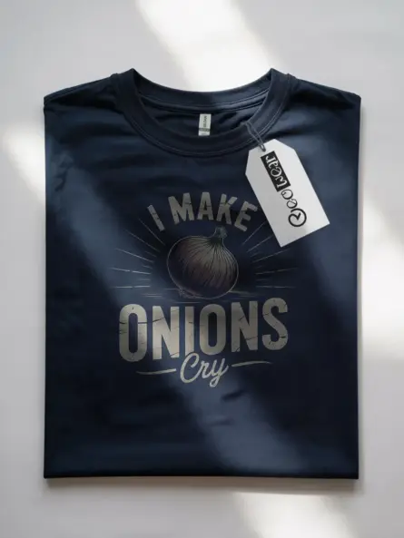 Funny Onion T-Shirt for Chefs and Cooks - Image 4