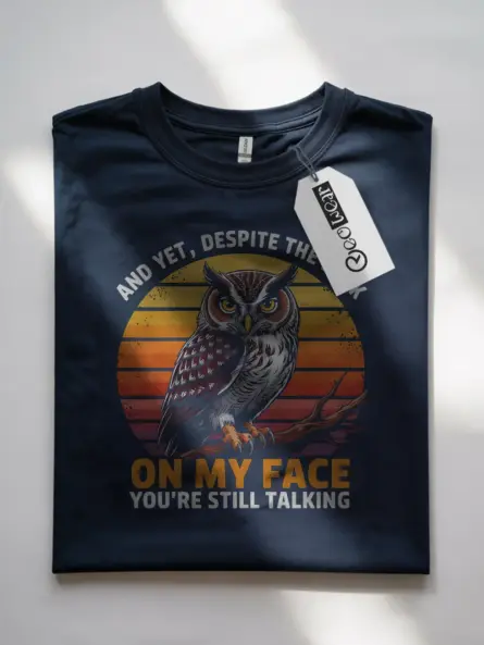 Funny Owl Quote T-Shirt for Bird Lovers - Image 7