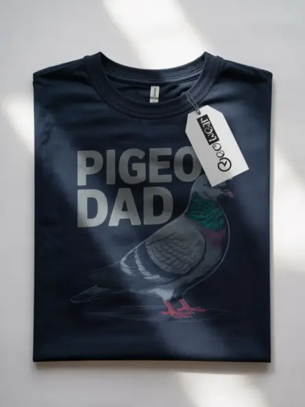 Funny Pigeon Dad T-Shirt for Bird Lovers - Image 7