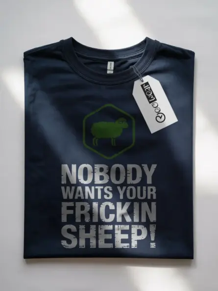 Funny Sheep T Shirt – Hilarious Farm Meme Tee for Animal Lovers - Image 7