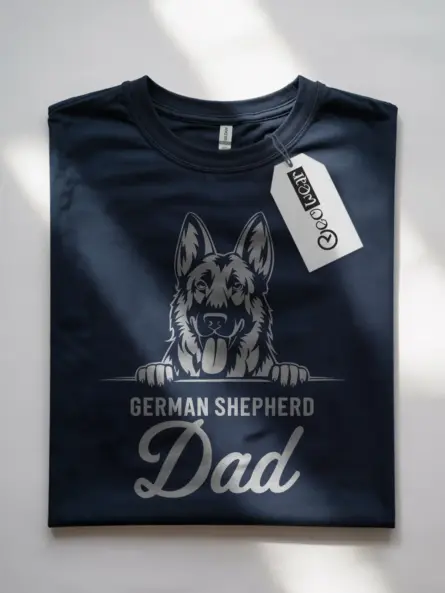 German Shepherd Dad T-Shirt for Dog Lovers - Image 9