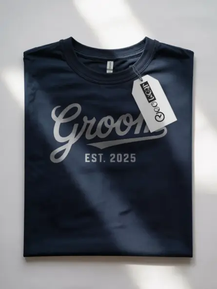 Groom Est Shirt – Vintage Wedding Tee for Bachelor Parties 2025 - Image 10