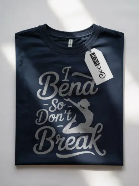 I Bend So I Don’t Break Shirt – Motivational Yoga Power Tee - Image 7