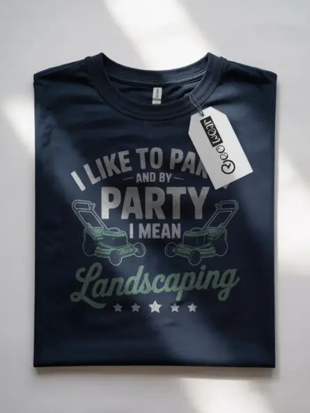 Funny Landscaping T-Shirt – Vintage Lawn Mower Humor Tee for Men - Image 7