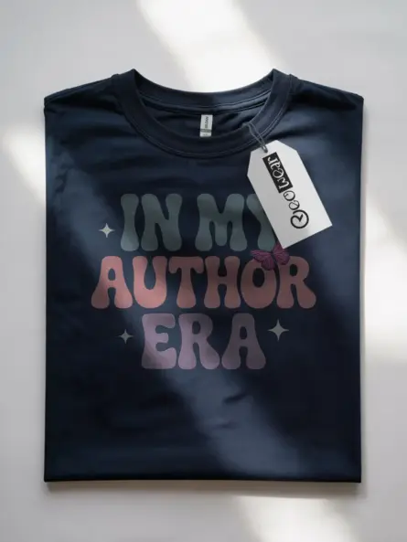 In My Author Era Shirt – Bold Retro Tee for Creative Writers - Image 7