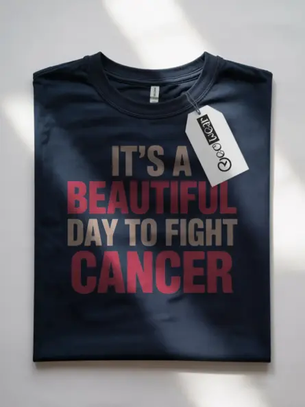 It's a Beautiful Day to Fight Cancer Shirt – Empowering Quote Tee - Image 7