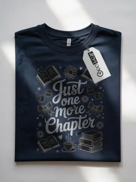 Vintage Just One More Chapter Shirt – Cozy Book Lover Gift Tee - Image 7