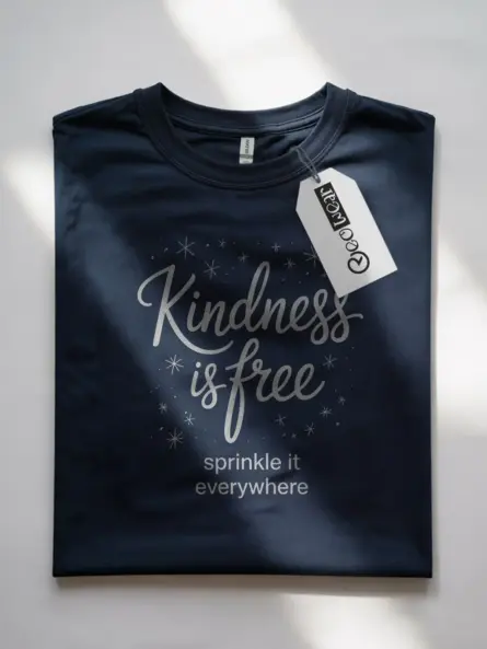 Kindness Is Free T-Shirt – Inspirational Quote Tee - Image 4