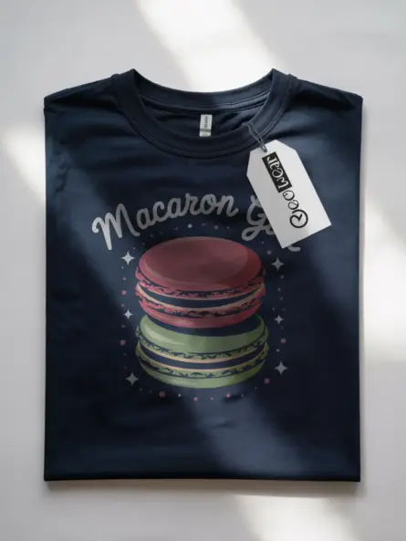 Sweet Macaron T-Shirt for Dessert Lovers & Kawaii Fans - Image 7