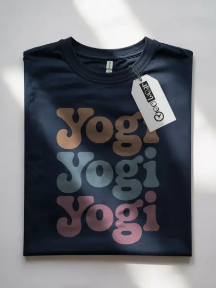 Minimalist Yogi T-Shirt – Retro Pastel Graphic Tee for Modern Yogis - Image 7